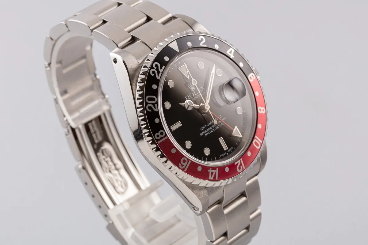 2000 Rolex GMT-Master II 16710 "Coke" Bezel with Papers