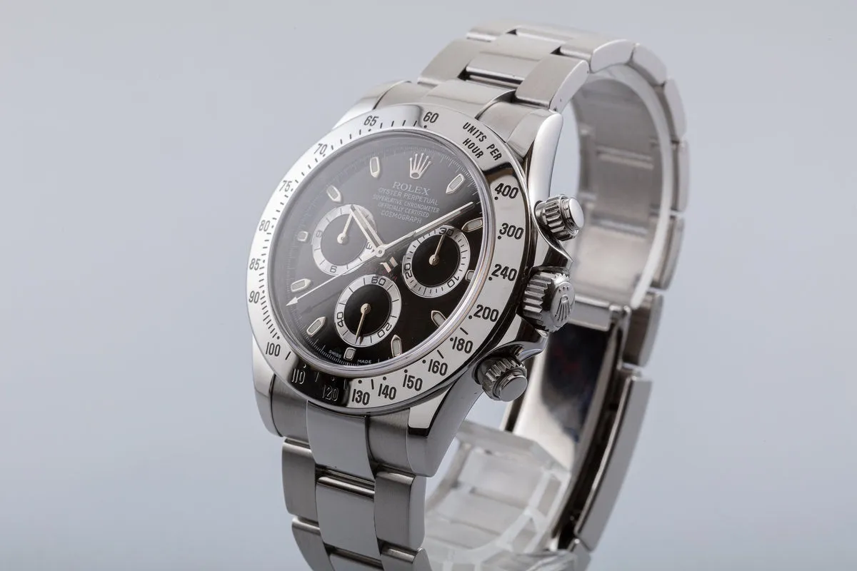 2009 Rolex Daytona 116520 Black Dial