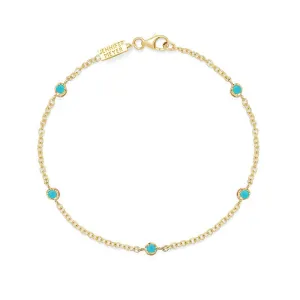 5 Illusion Set Turquoise Accent Bracelet