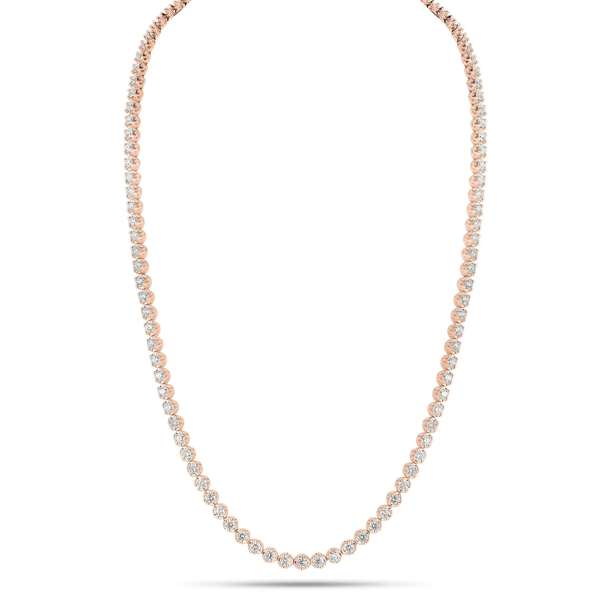 5.35 ct Diamond Tennis Necklace