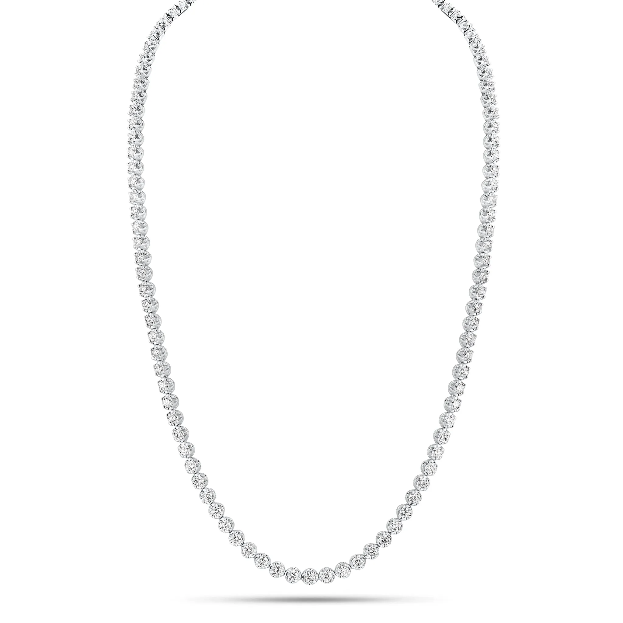 5.35 ct Diamond Tennis Necklace