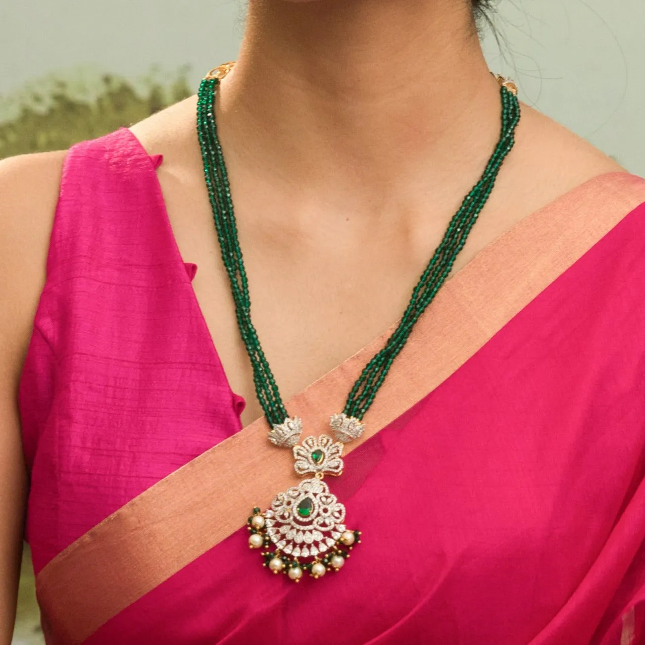 Amira Nakshatra CZ Necklace