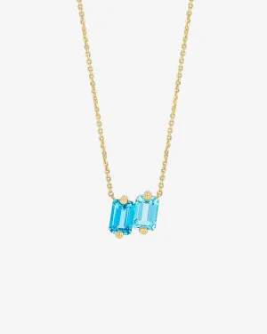 Ann Light Blue Ombre Mini Pendant