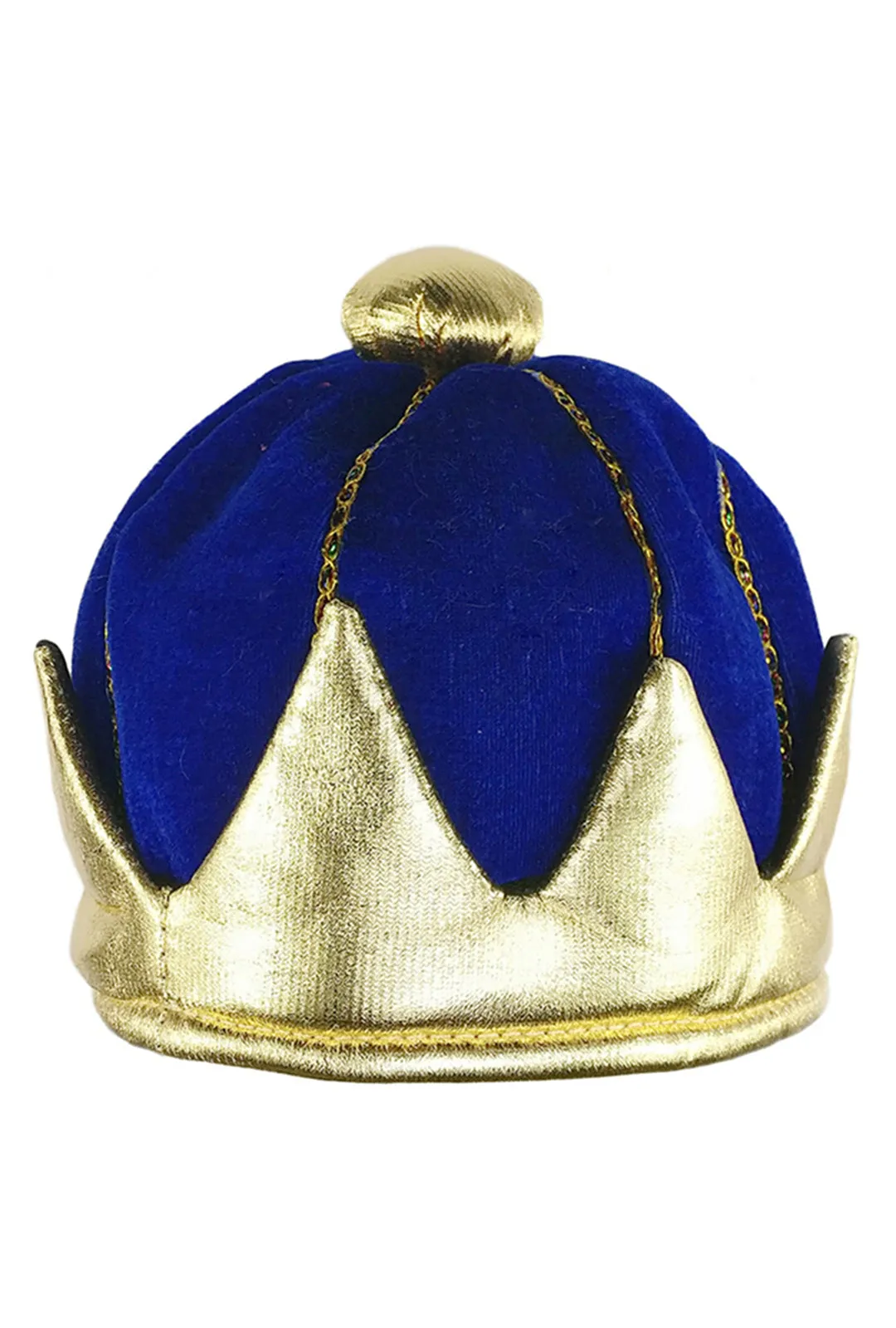 Blue Crown Plush Hat