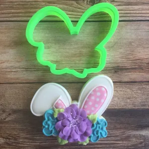 Bunny Flower Crown Cookie Cutter