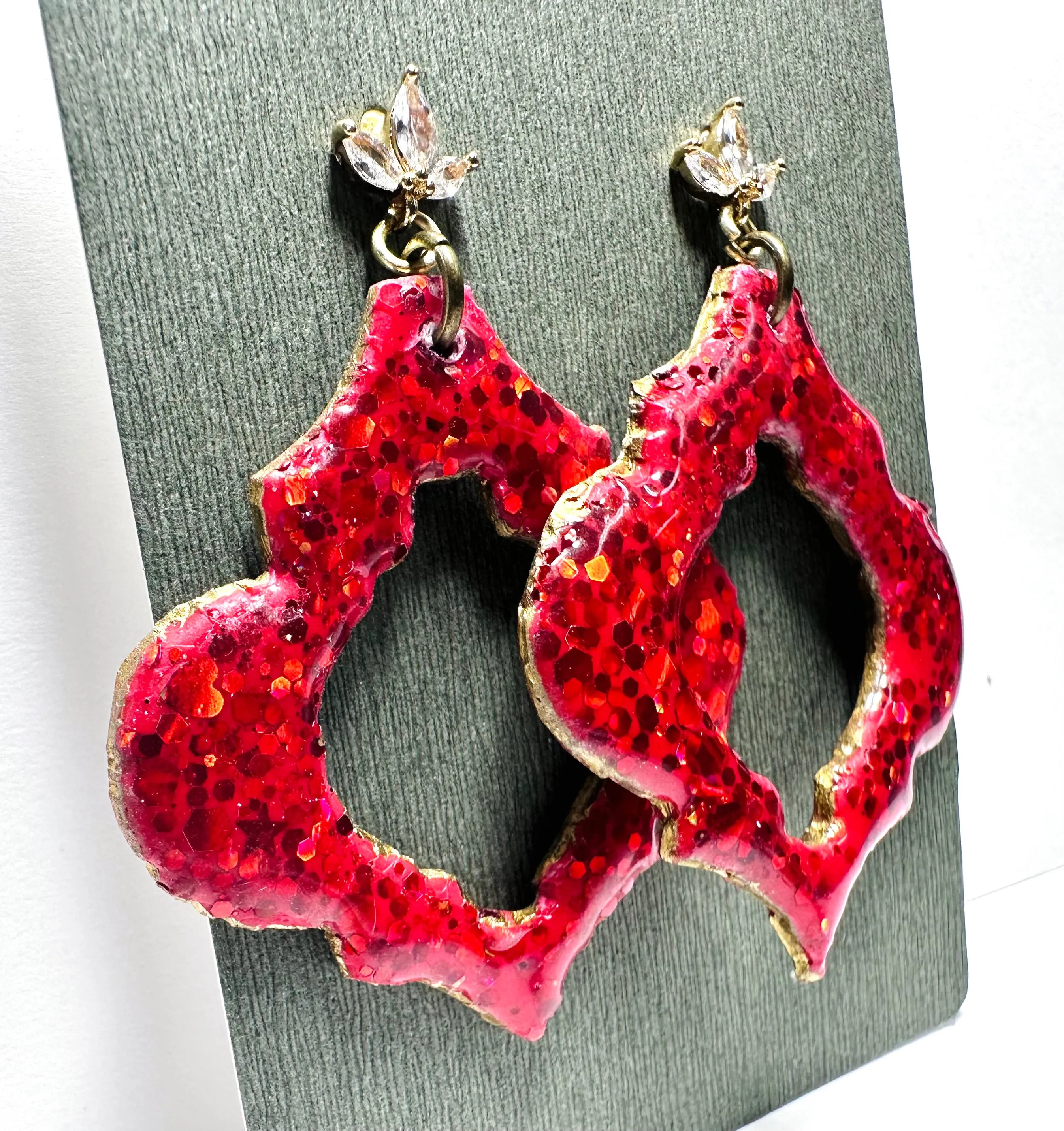 Christmas Polymer Clay Earrings/ Affordable Gifts