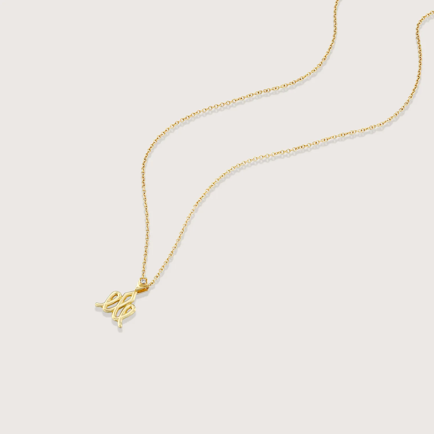 Crown Gold Necklace