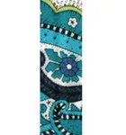 Diamante Fish Lucky Charm Liberty Print Braid Bracelet