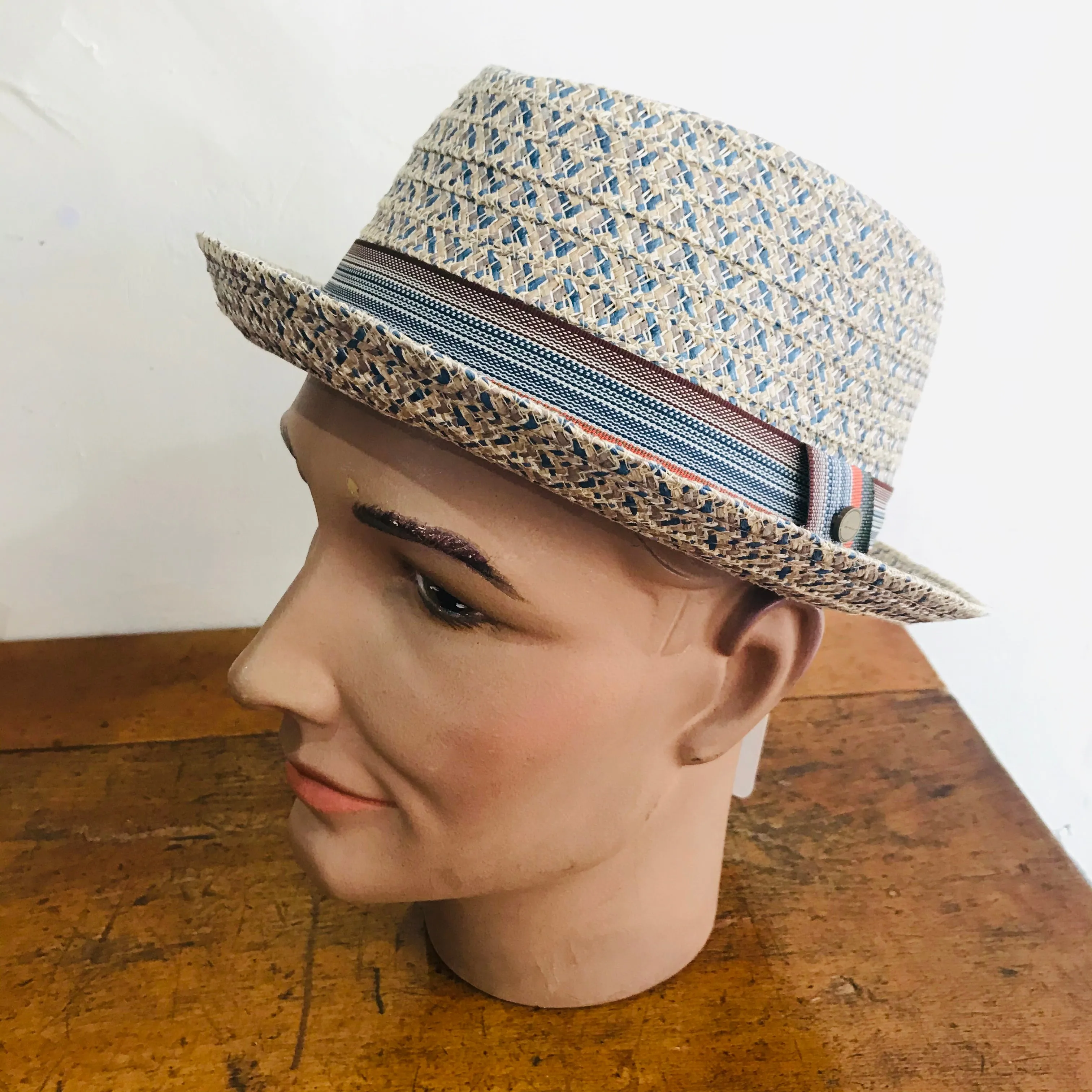 Diamond Crown - Trilby/Pork Pie - Blue