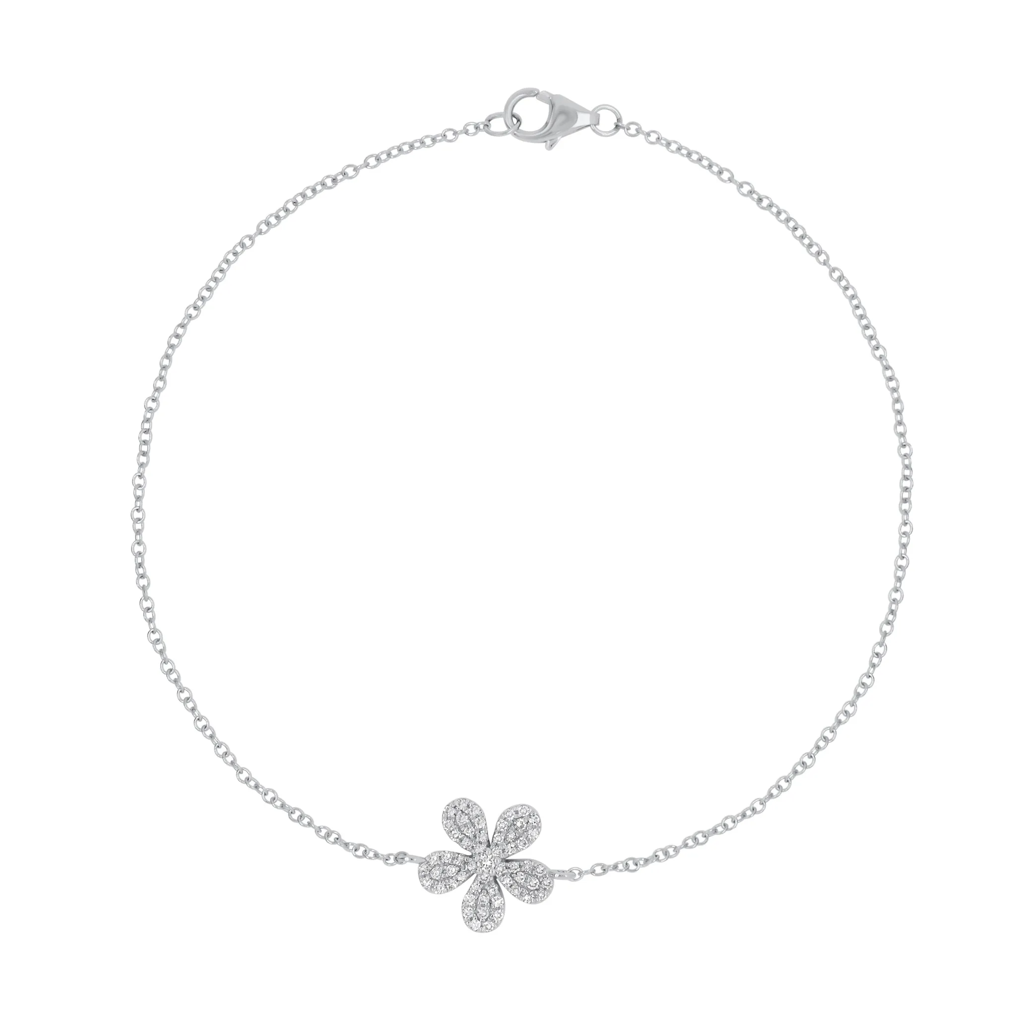 Diamond Flower Fashion Bracelet