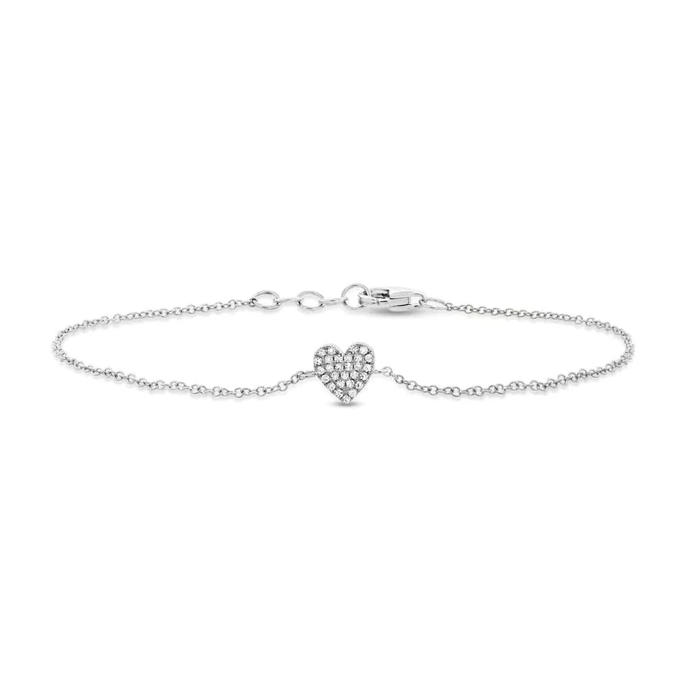 Diamond Heart Bracelet 4690122