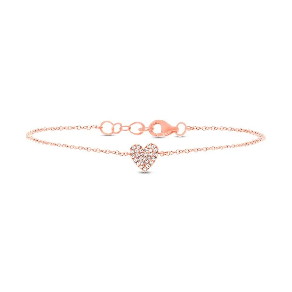 Diamond Heart Bracelet 4690122