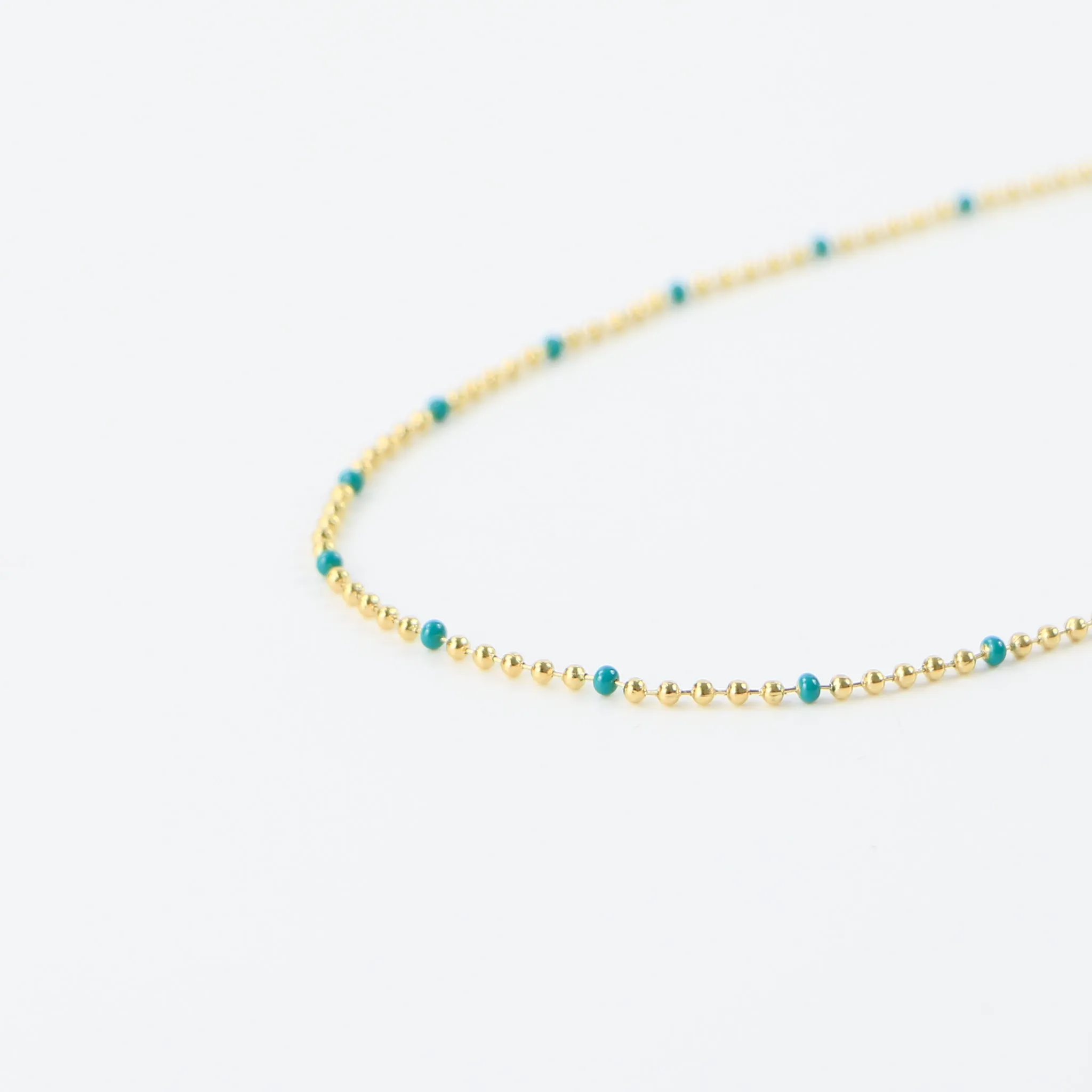 Enamel Chain Necklace