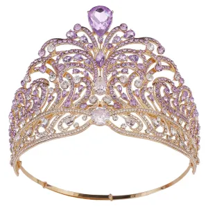 European Royal Miss Universe Crystal Crown-Large Round Tiaras