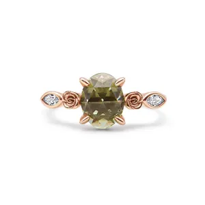 Florence Peridot Rose Ring