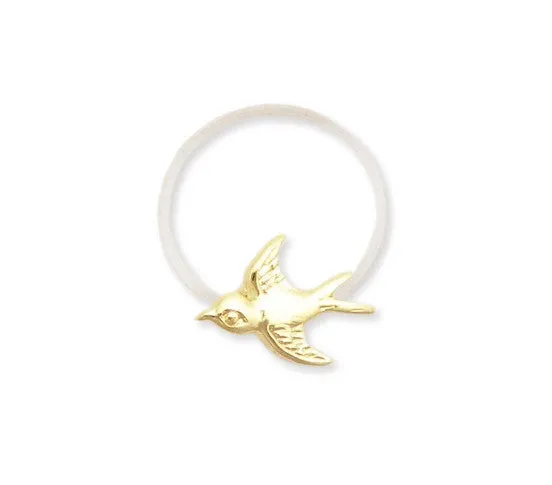 Gold Bird Toe Ring