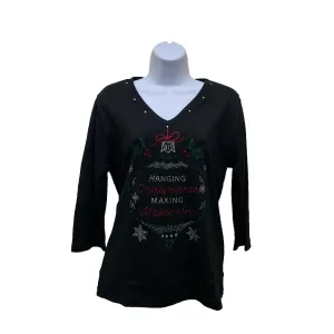 Hanging Ornaments Making Memories 3/4 Sleeve Shirt