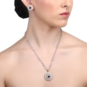 Himanshi Zircon Pendant Set