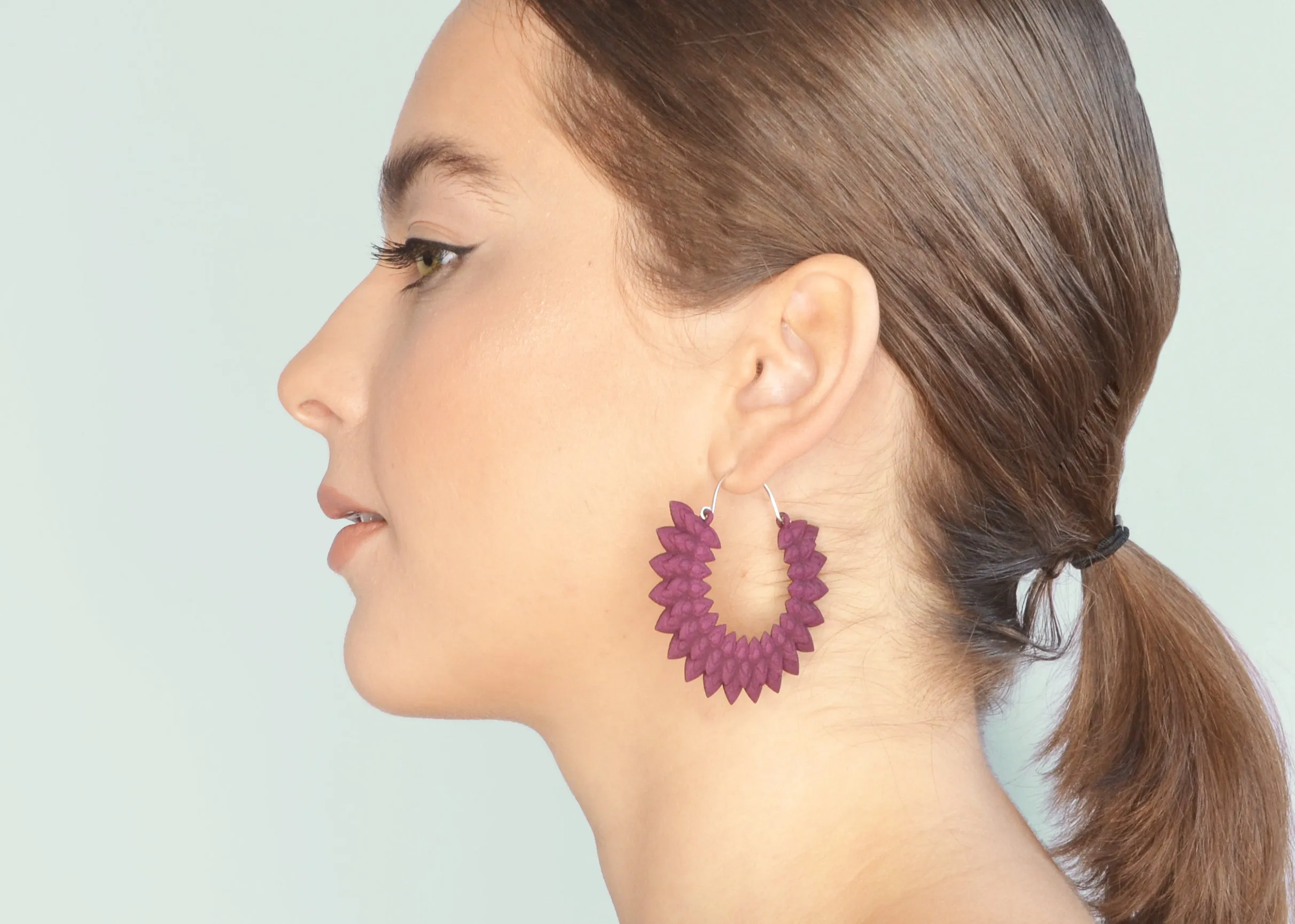 Hoop Earrings - Dahlia