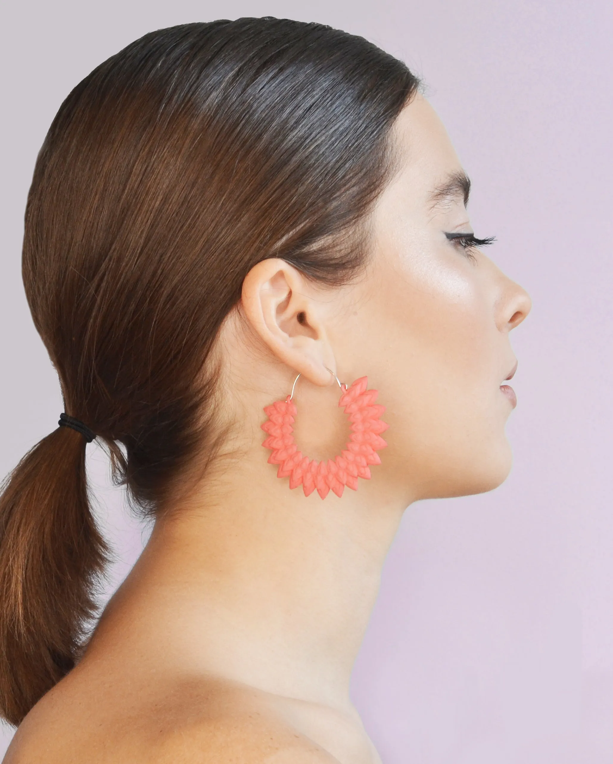 Hoop Earrings - Dahlia