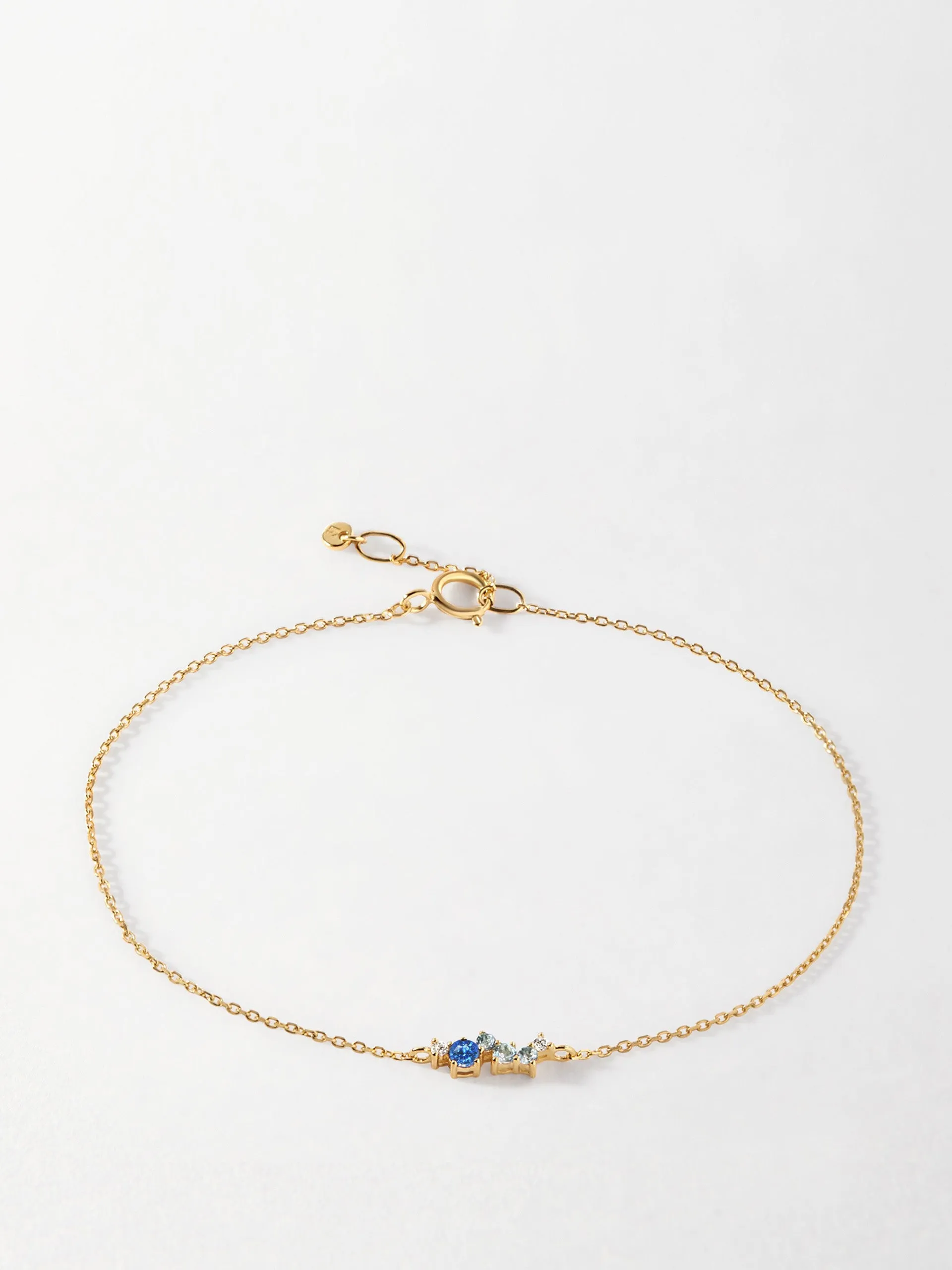 Intuition sapphire ray bracelet