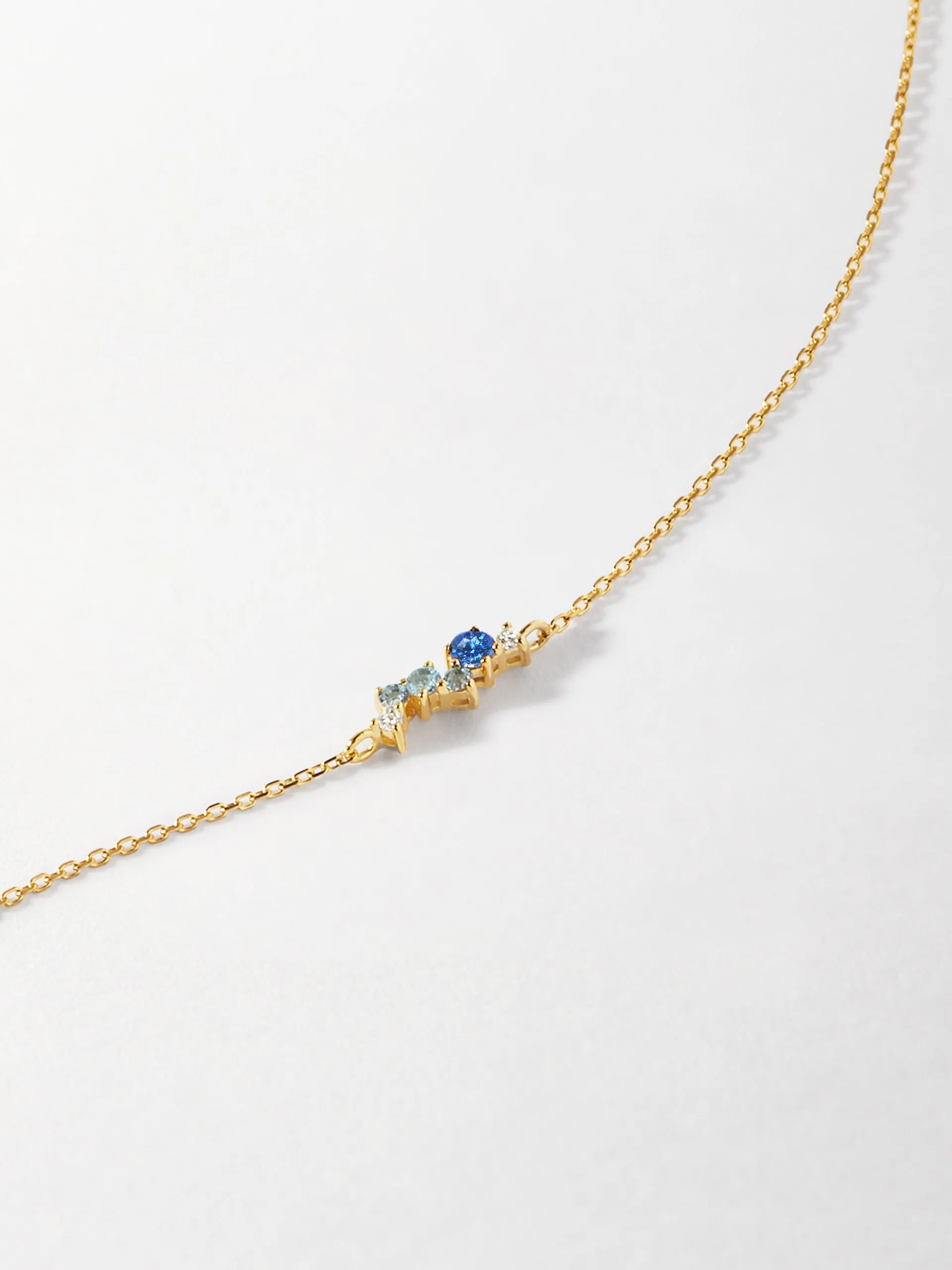 Intuition sapphire ray bracelet