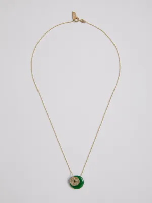 Jade Coin Necklace