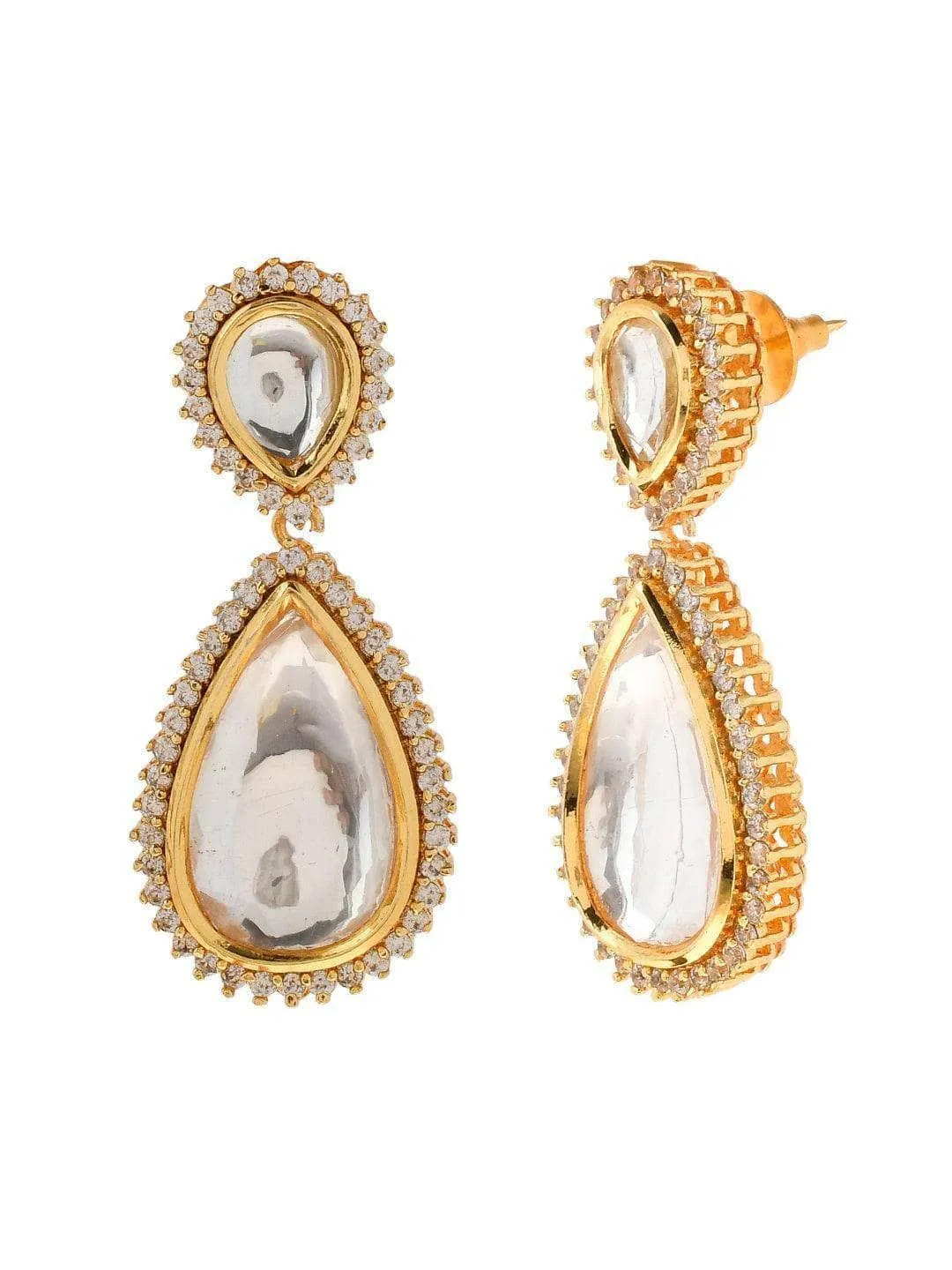 Kundan Drop Earrings