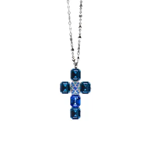 Lovable Emerald Cut Cross Pendant in "Sleepytime" *Custom*