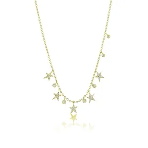 Meira T Diamond Star Necklace