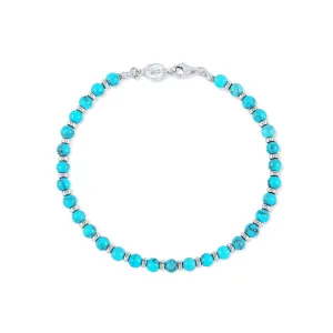 Men's Turquoise Halo Bracelet