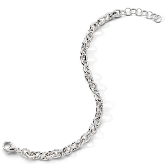 Monica Rich Kosann Sterling Silver Small Infinity Bracelet