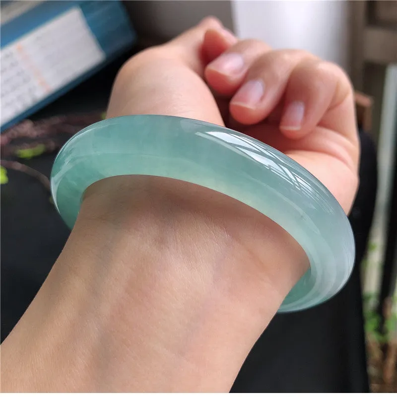 Natural Jade Bangle Jadeite Bangle Internal Diameter 57.8mm B8032805