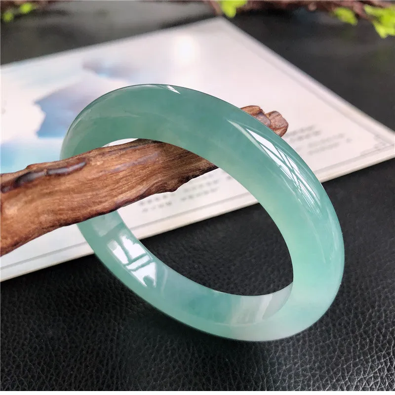 Natural Jade Bangle Jadeite Bangle Internal Diameter 57.8mm B8032805