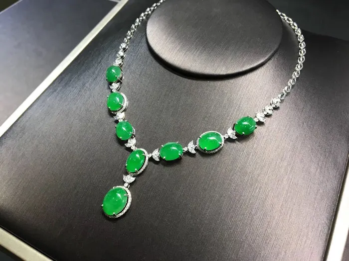 Natural Jade Necklace Jadeite Necklace NNE002