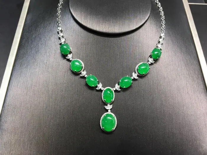 Natural Jade Necklace Jadeite Necklace NNE002