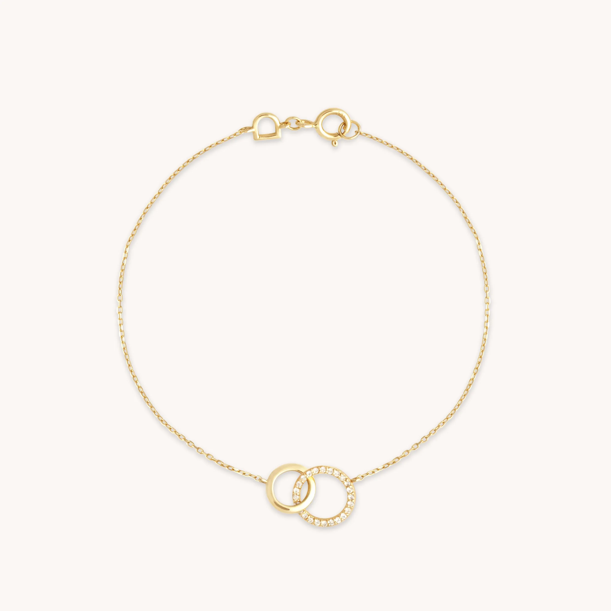 Orbit Topaz Bracelet in Solid Gold