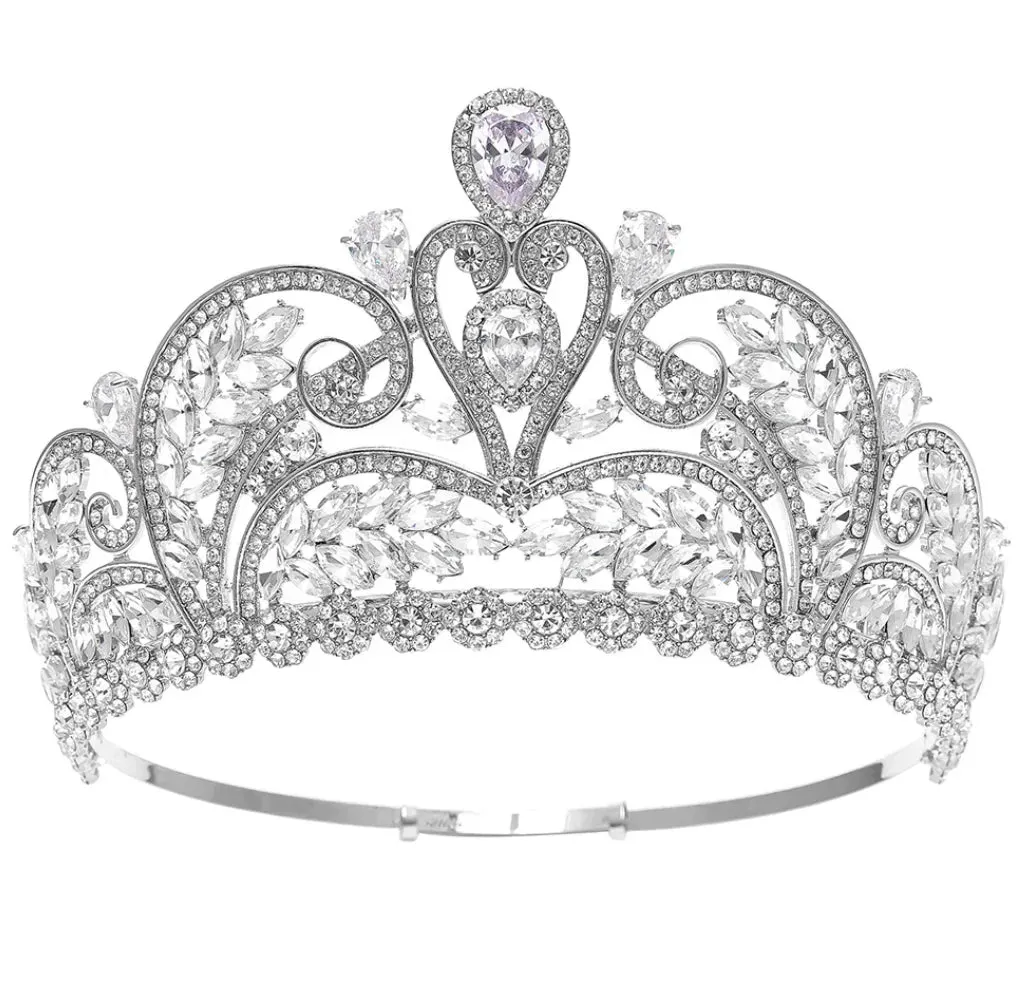 Quinceañera Birthday Party Tiara Colorful Crystal Crown