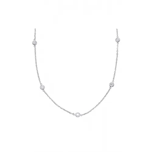 S Kashi & Sons Diamond By The Yard Necklace  N1077-2.7MWG