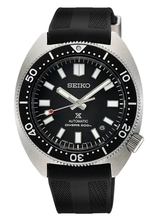 SEIKO PROSPEX AUTOMATIC SEA TURTLE BLACK SILICONE BAND SPB317J