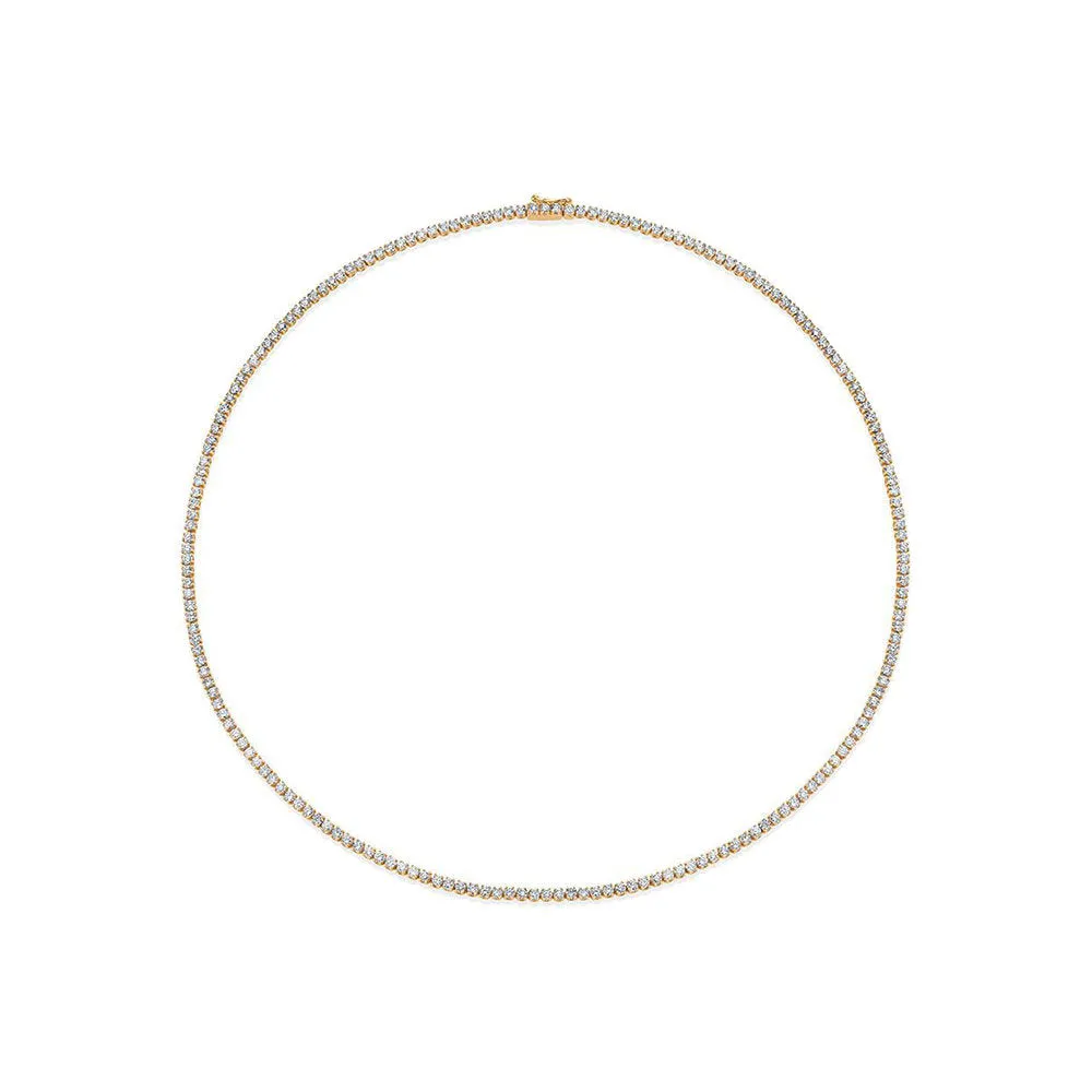 Showroom Collection Diamond Tennis Necklace (3.50 ct.) 1.6 mm 4-Prongs Setting in 14K Gold