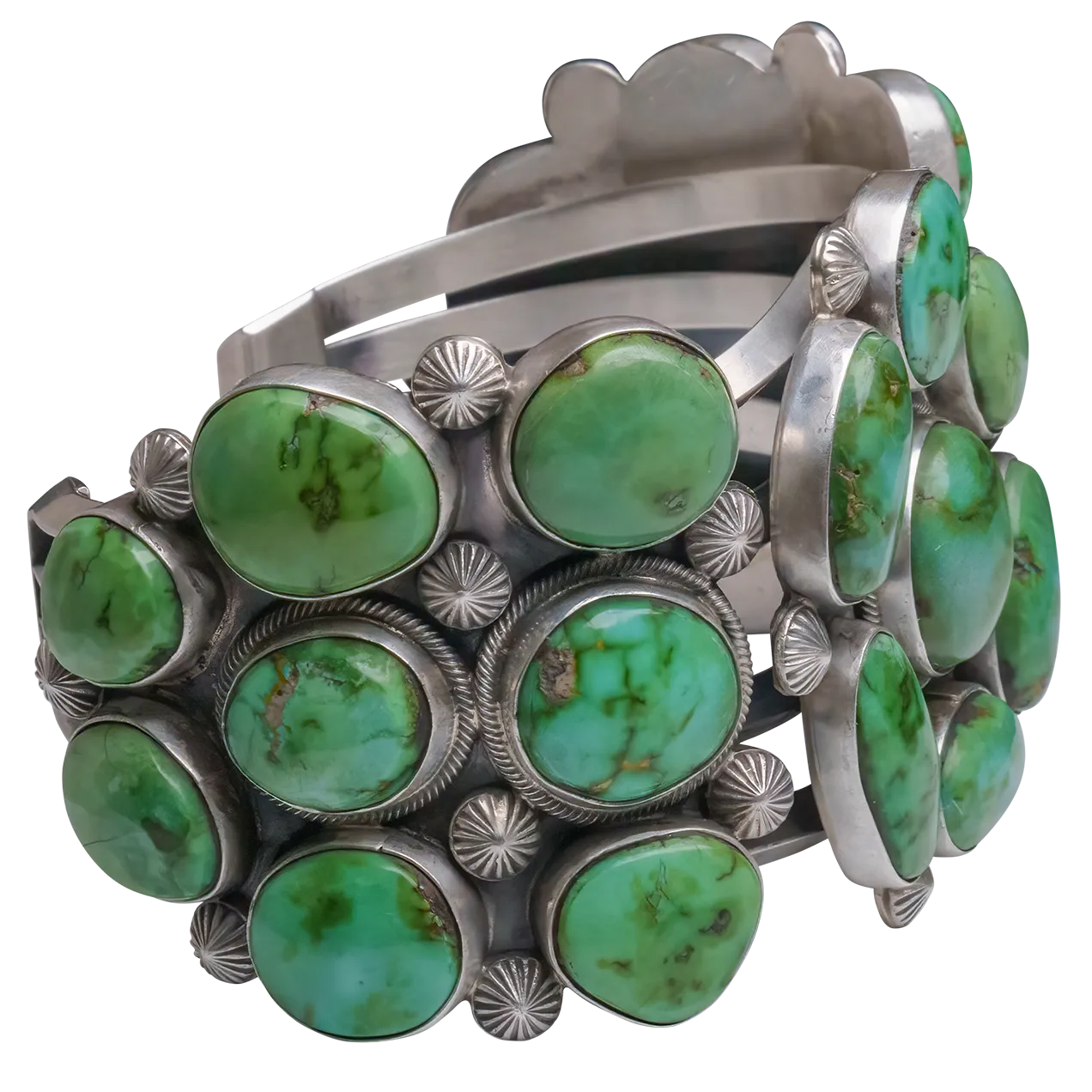 Sterling Silver Cuff with Sonoran Turquoise | Freddie Maloney