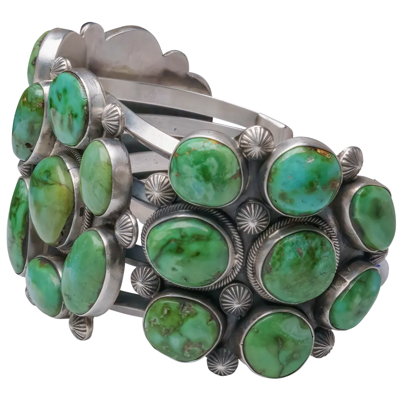 Sterling Silver Cuff with Sonoran Turquoise | Freddie Maloney