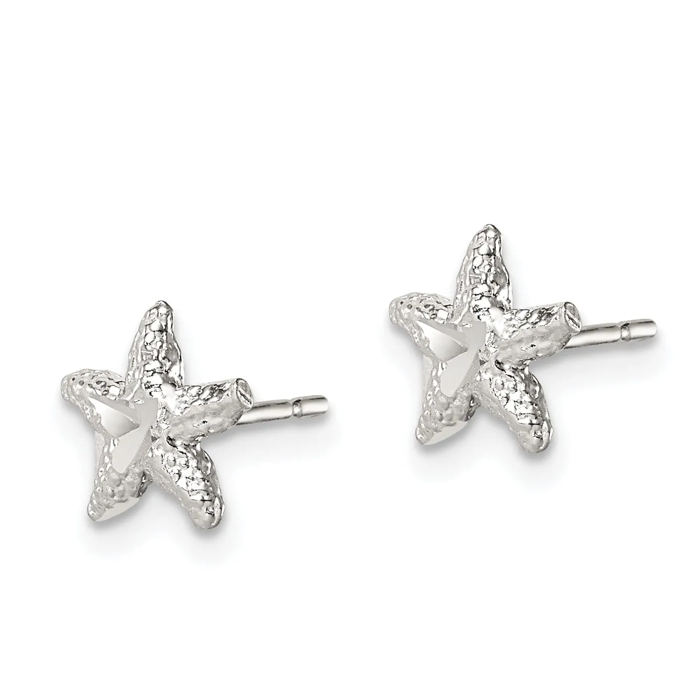 Sterling Silver Starfish Mini Post Earrings