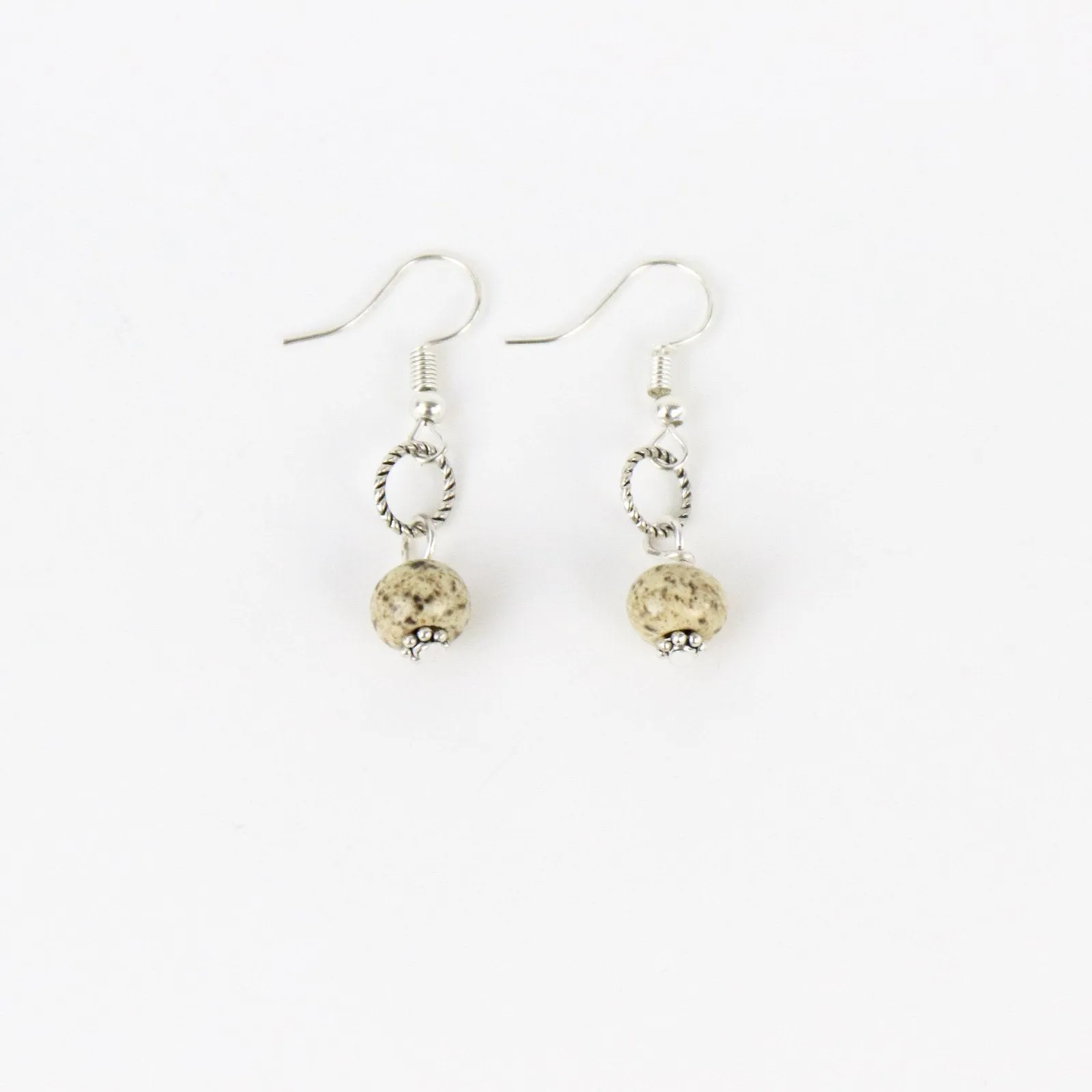 SwaziMUD™ Bead Ring Drop Earrings