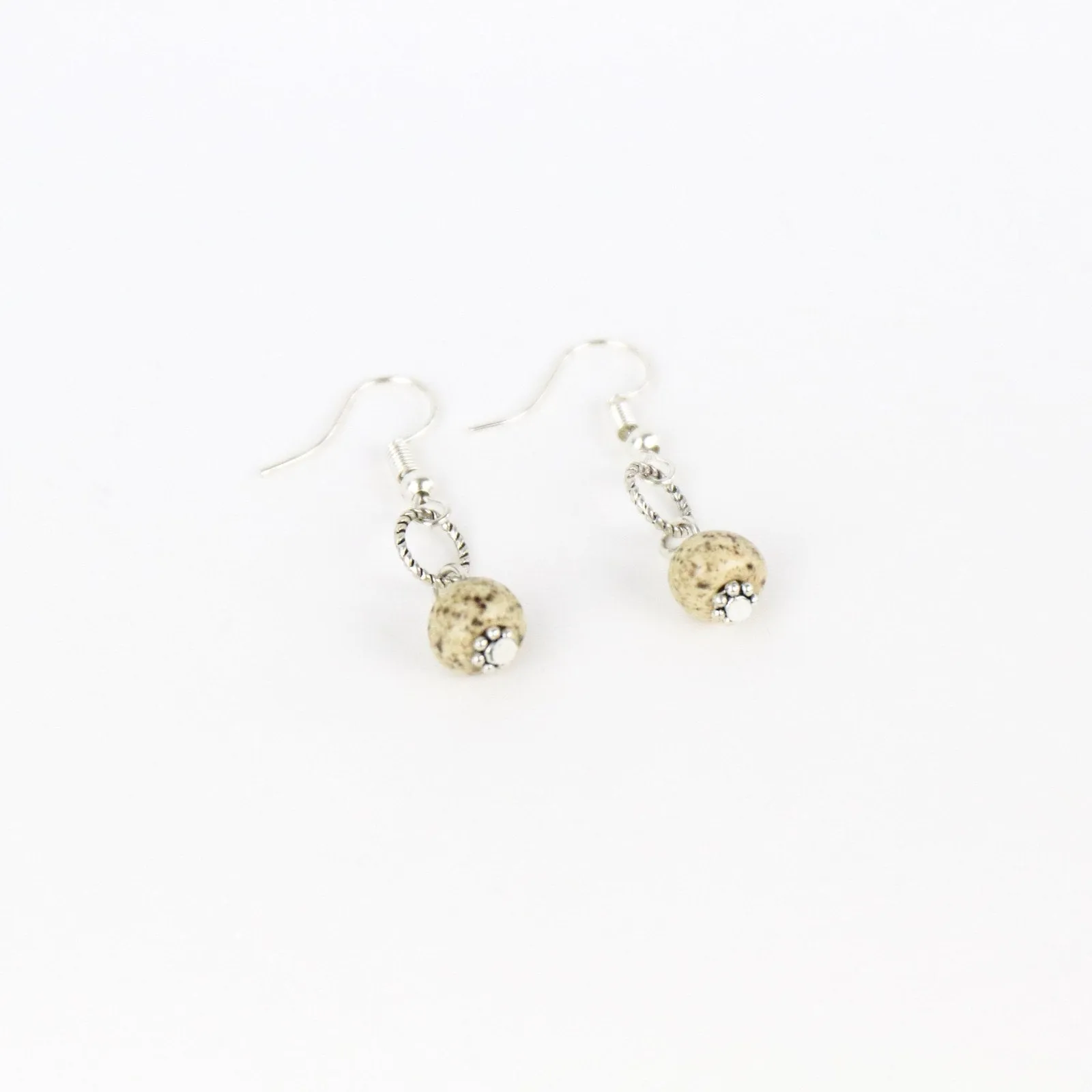 SwaziMUD™ Bead Ring Drop Earrings