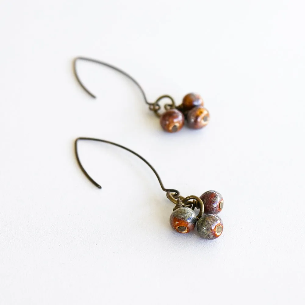 SwaziMUD™ Cluster Dangle Earrings