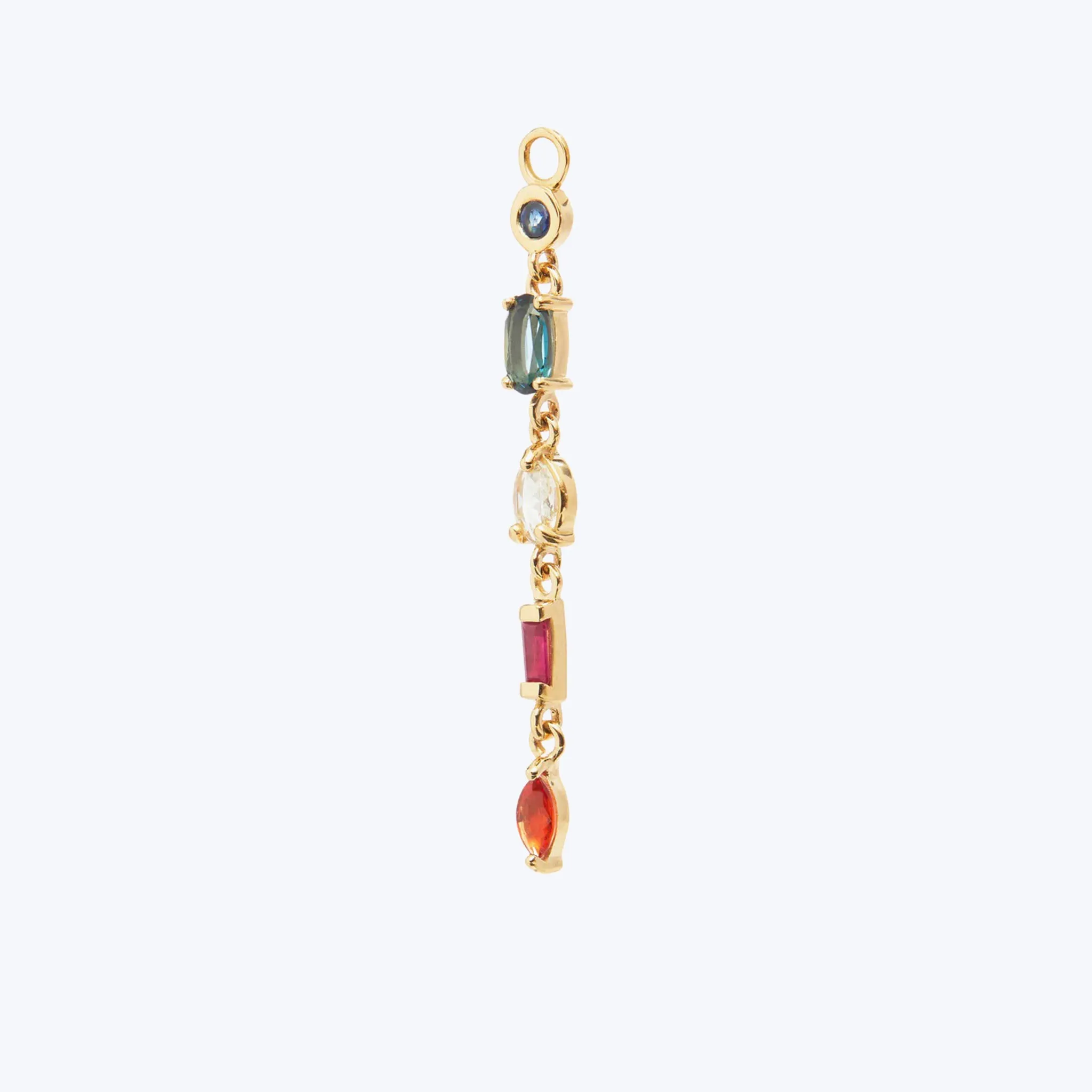 The Rokia Blue Chain Drop Charm